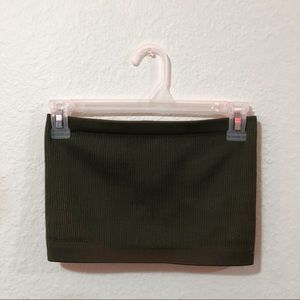 Olive Green Tube Top